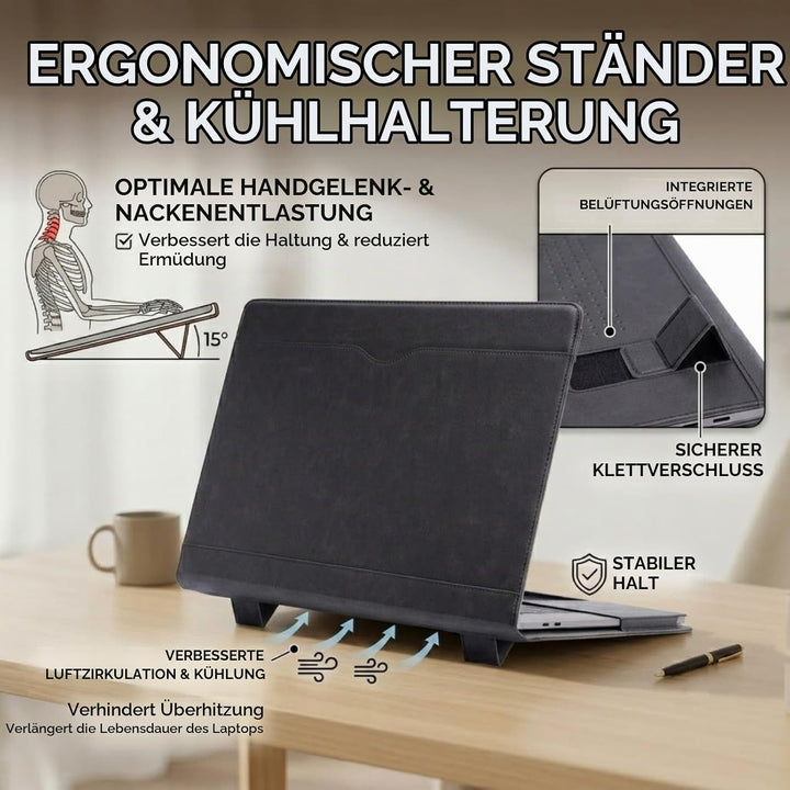 TYTX Leder Laptop Hülle für MacBook Pro 16 Zoll (2023/2021) A2780 M2 Pro / M2 Max A2485 M1 Pro / M1