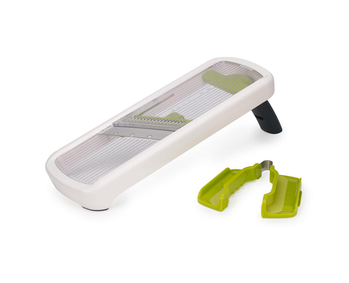 Joseph Joseph Multi-Grip Küchen Mandoline, Verstellbar Frucht Gemüseschneider und zwiebelschneider,