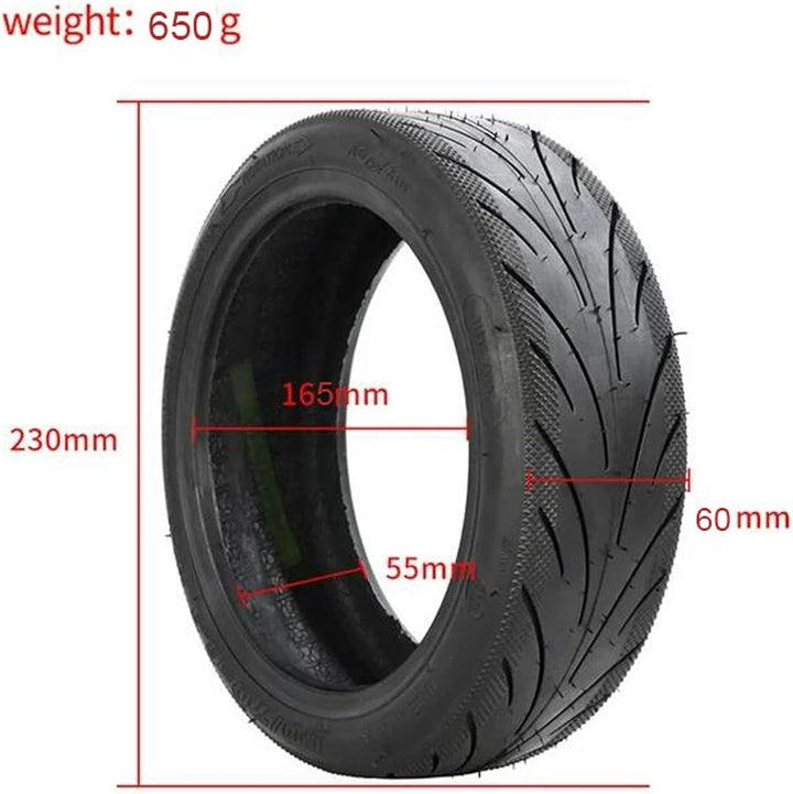 Prodrocam 60/70-6,5 Tubeless Reifen für Segway Ninebot Max G30 Scooter Ersatzräder Verdickt 10 Zoll