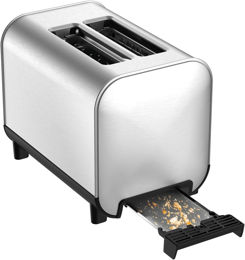 Krups KH682D Excellence Toaster | 8 Bräunungsstufen | 4 Funktionen | 2 Scheiben Toaster | Anhebevorr