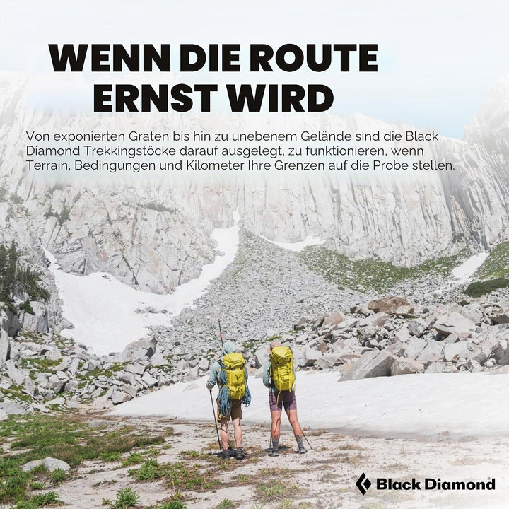 Black Diamond Unisex-Adult Distance Z Poles Trailrunning, Wander, Trekking-Stöcke 110 cm Pewter