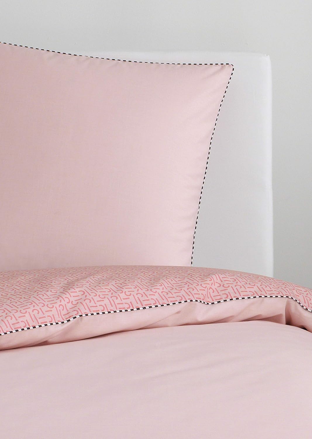 ESPRIT Bettwäsche 200x200 6teilig • Bettbezug rosa Scatter mit Kissenbezug 80x80 cm • 100% Baumwolle
