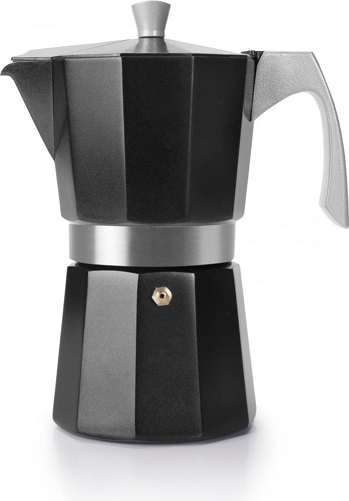 IBILI - Express-Kaffeekocher Evva Blue, 6 Tassen, 300 ml, Aluminiumdruckguss, für Induktionsherde ge