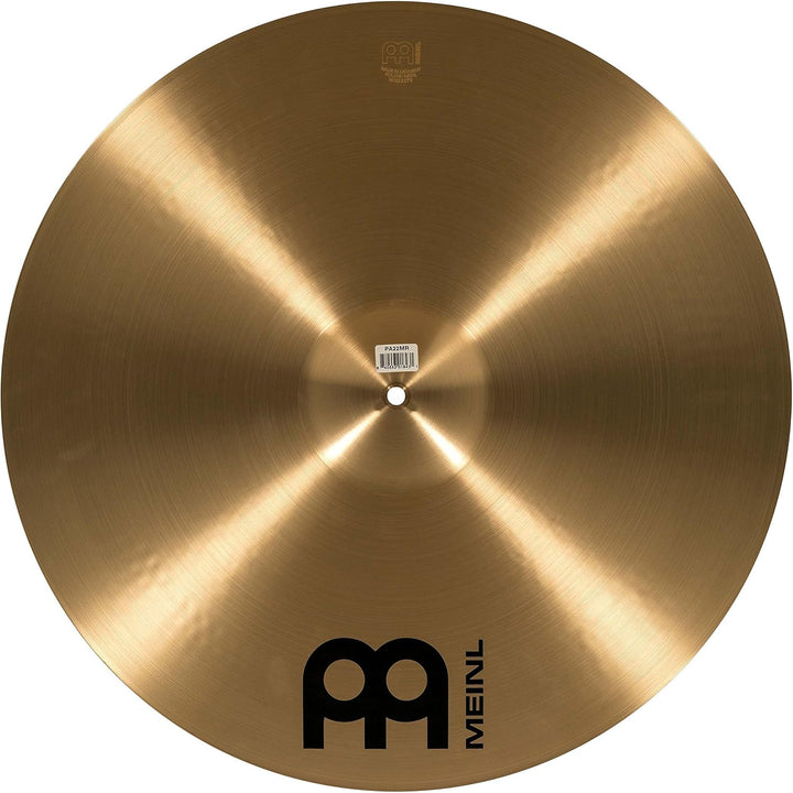 Meinl Cymbals Pure Alloy Ride Medium 22 Zoll (Video) Schlagzeug Becken (55,88cm) Pure Alloy Bronze,