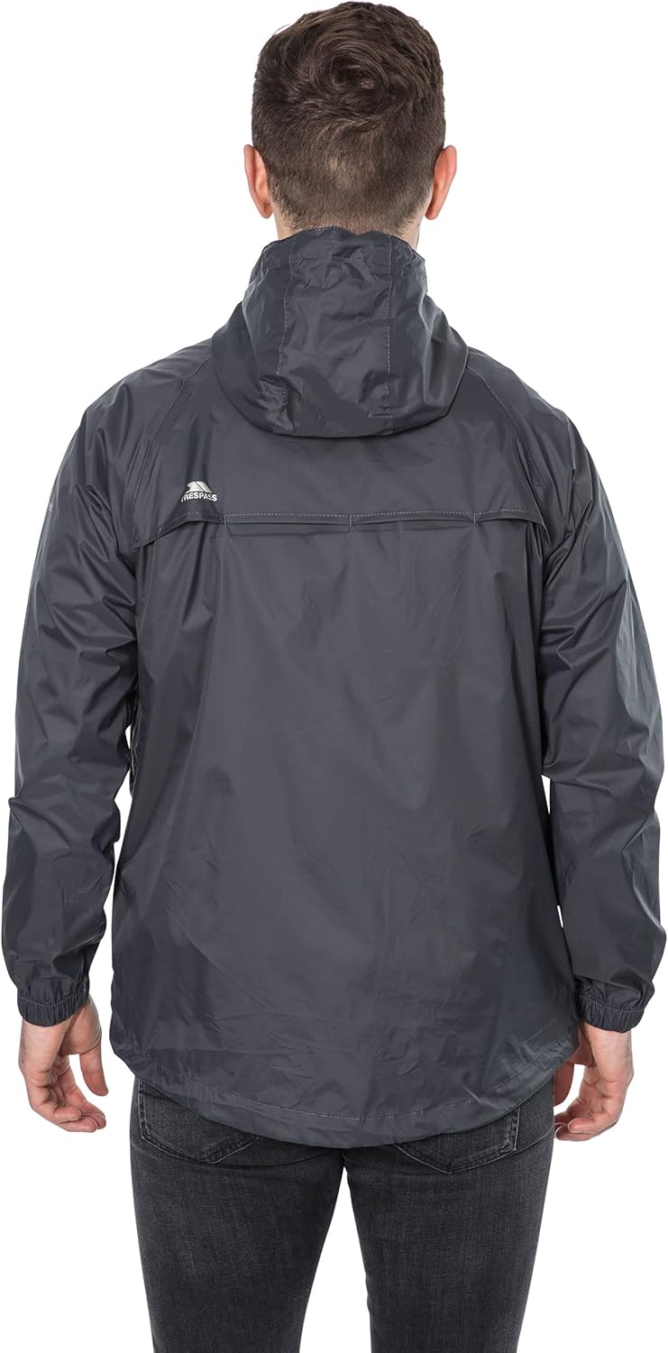 Trespass Unisex Erwachsene Qikpac Jacket Kompakt Zusammenrollbare Wasserdichte Regenjacke XXL Feuers