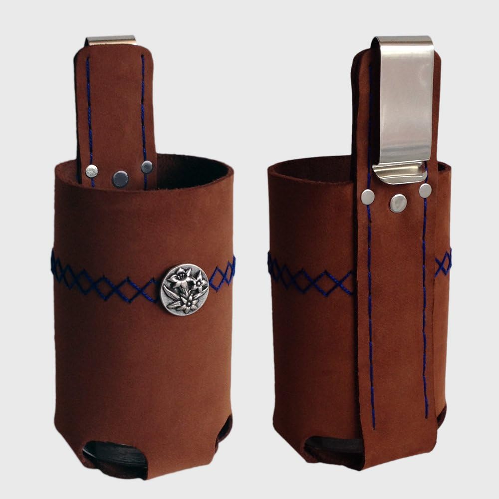 Bierholster Enzian 0,5l - Das Original aus echtem Leder - Bier Holster