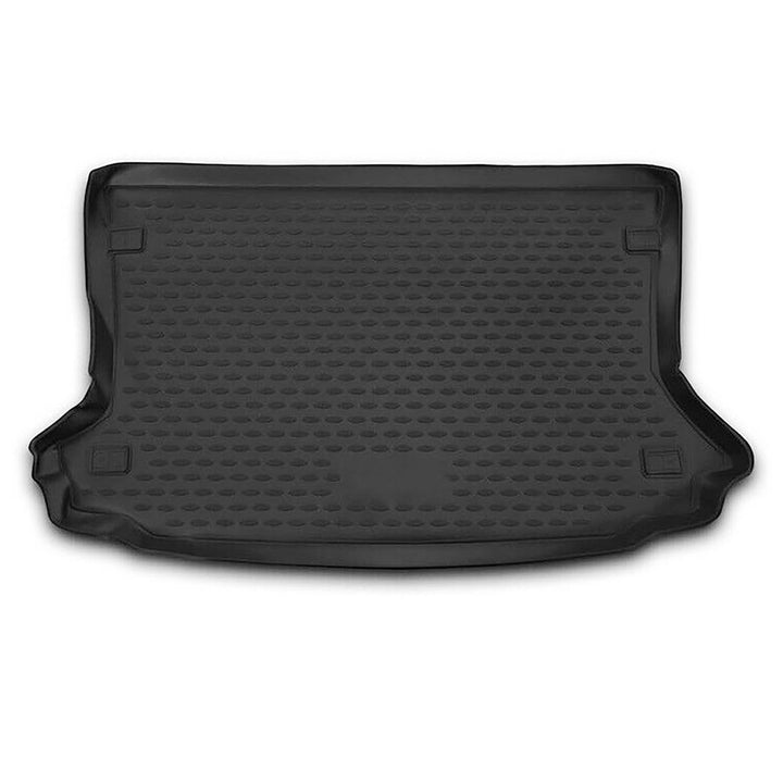 OMAC Kofferraummatte Kofferraumwanne kompatibel mit Ford EcoSport PRE-FL 2013-2017 Gummi Schwarz Eco