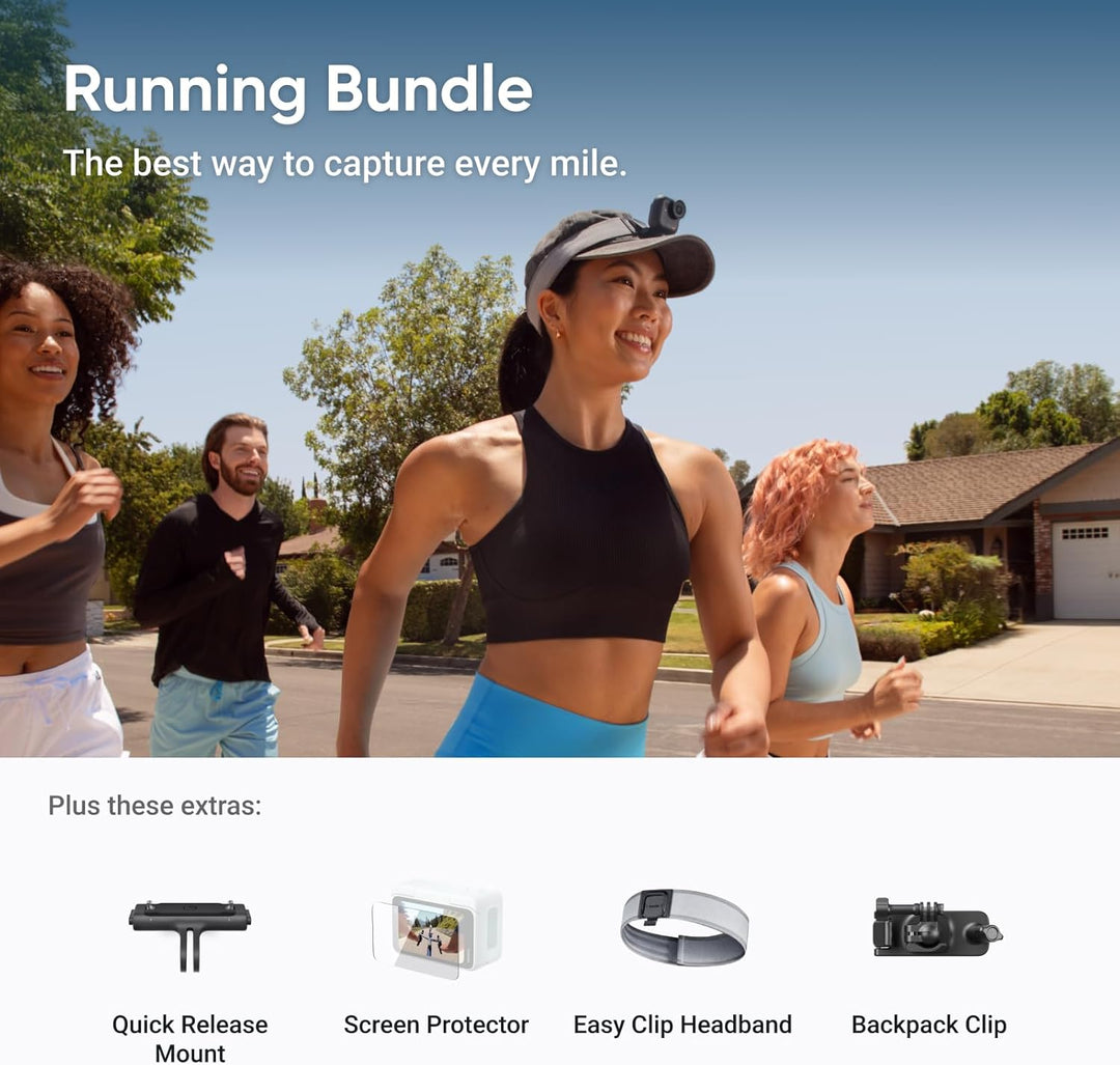 Insta360 GO Ultra Nachtschwarz Lauf-Bundle, Nachtschwarz Lauf-Bundle