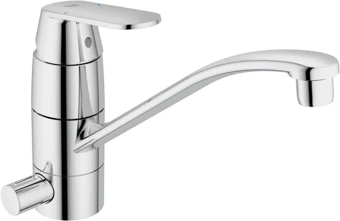 GROHE Eurosmart Cosmopolitan - Einhand-Spültischbatterie (flacher Auslauf, Einlochmontage, Schwenkbe