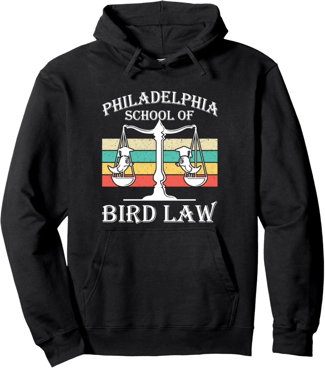 Philadelphia School of Bird Law - Vintage Bird Lover Pullover Hoodie