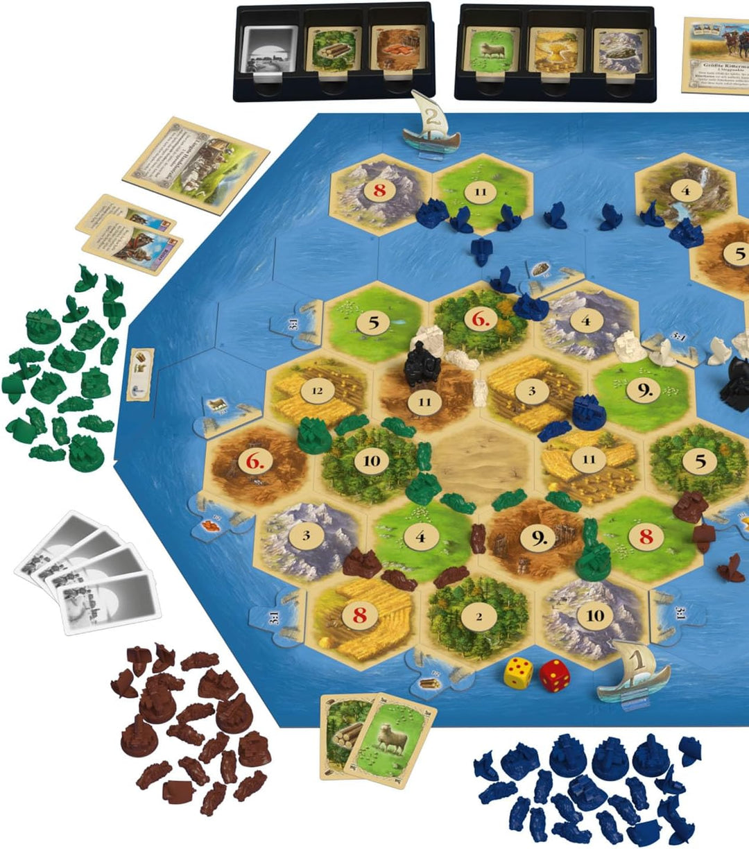 KOSMOS 682729 CATAN - Seefahrer Ergänzung für 5-6 Personen, Ergänzung zur CATAN Erweiterung "Seefahr