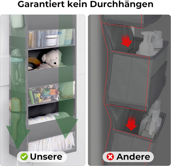 GRANNY SAYS Hängeorganizer Tür mit 5 Fächern, Packung mit 1 hinter der Tür hängenden Speicherorganis