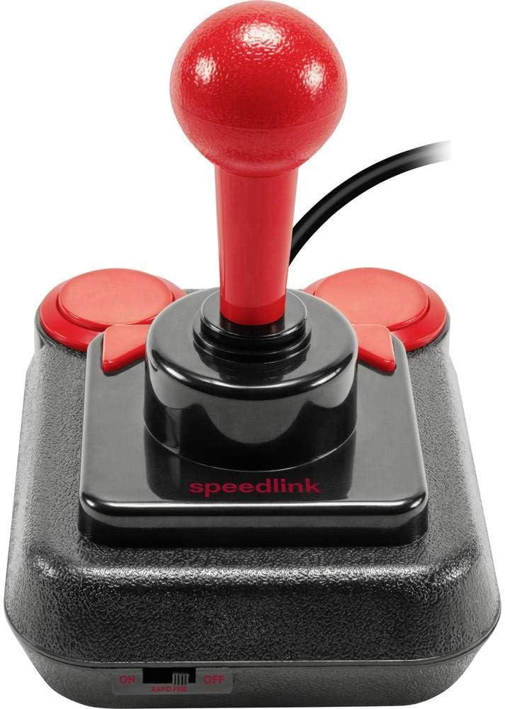SpeedLink Competition Pro Extra Joystick USB PC, Android Schwarz, Rot
