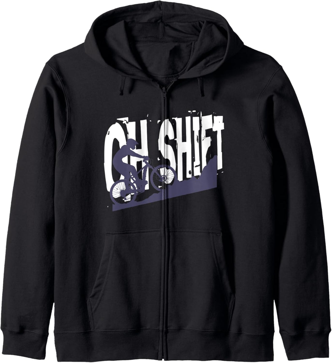 Oh Shift Fahrrad Mountainbiking Bike Rider Radfahrer Lustig Kapuzenjacke