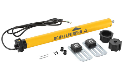 Schellenberg 20710 Rolladenmotor Plus 10 Nm, elektronische Endlageneinstellung, bis 4,2 m² Fläche, R