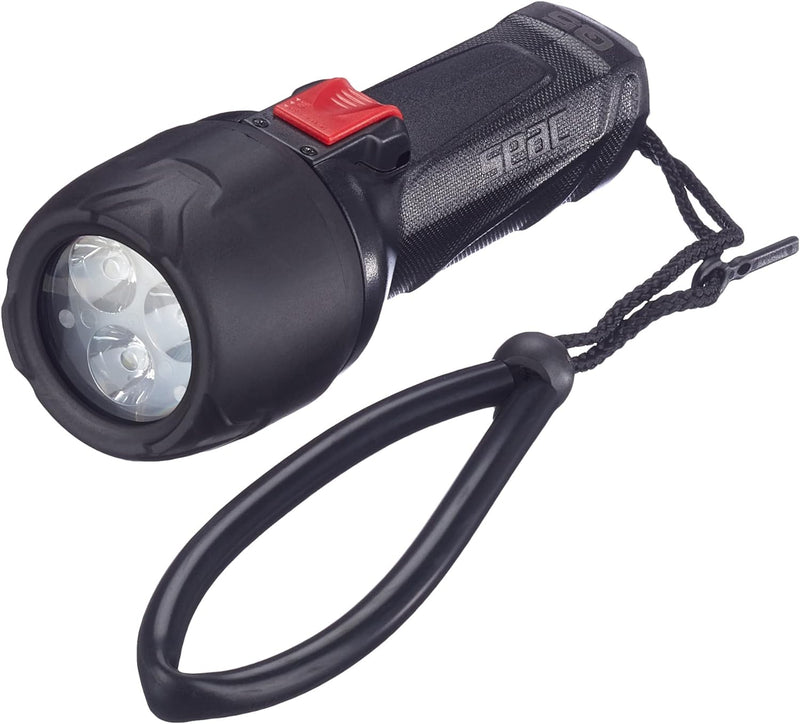 SEAC Unisex-Adult Q5 Tauchlampe, leicht, leistungsstark, 3 LED, 700 Lumen, Technopolymer-Kunststoffg