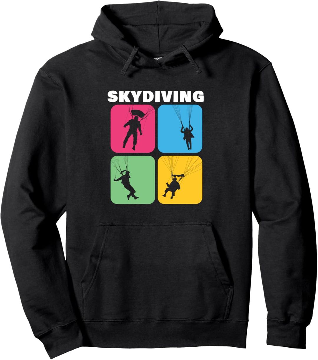 Fallschirmspringer Skydiver Abenteuer Geschenk Pullover Hoodie