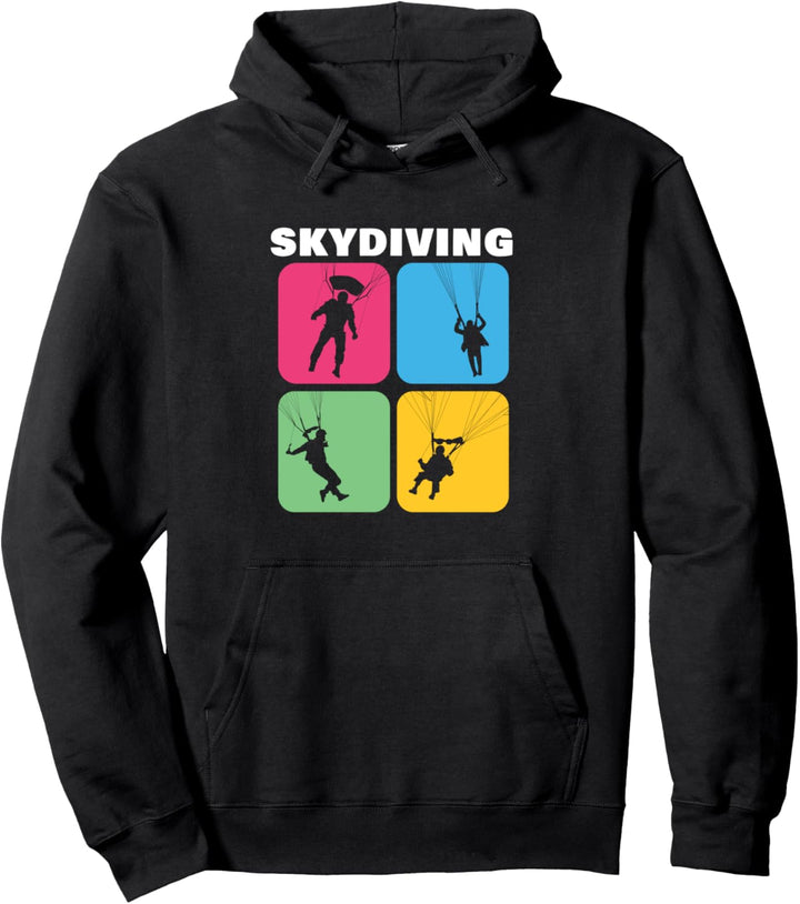 Fallschirmspringer Skydiver Abenteuer Geschenk Pullover Hoodie