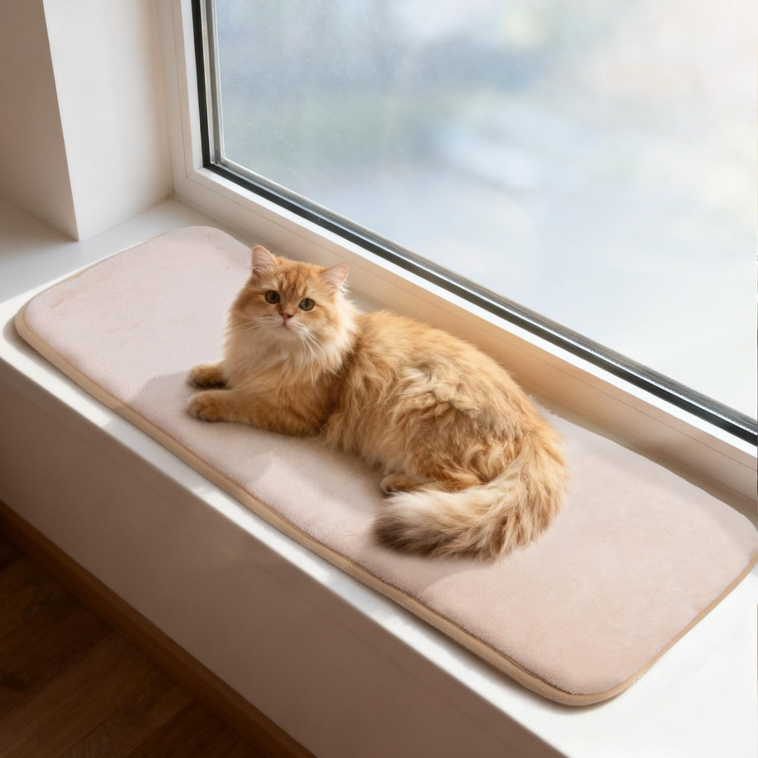 Pet Prime Cat Window Lounger, Matte für Fensterbänke, Katzen Fensterliege Matte, Anti-Rutsch Katzenb