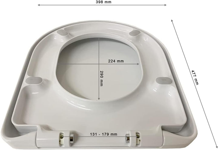 WC Sitz Deckel fuer TOTO MH CW162Y mit Absenkautomatik weiss VC10047NN