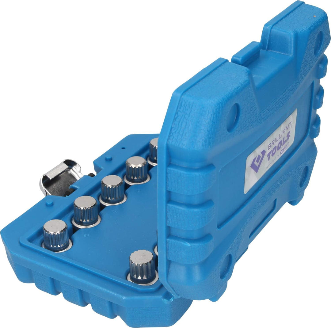 BRILLIANT TOOLS BT691310 Felgenschloss-Sortiment für VW, 10-tlg [Powered by KS TOOLS]