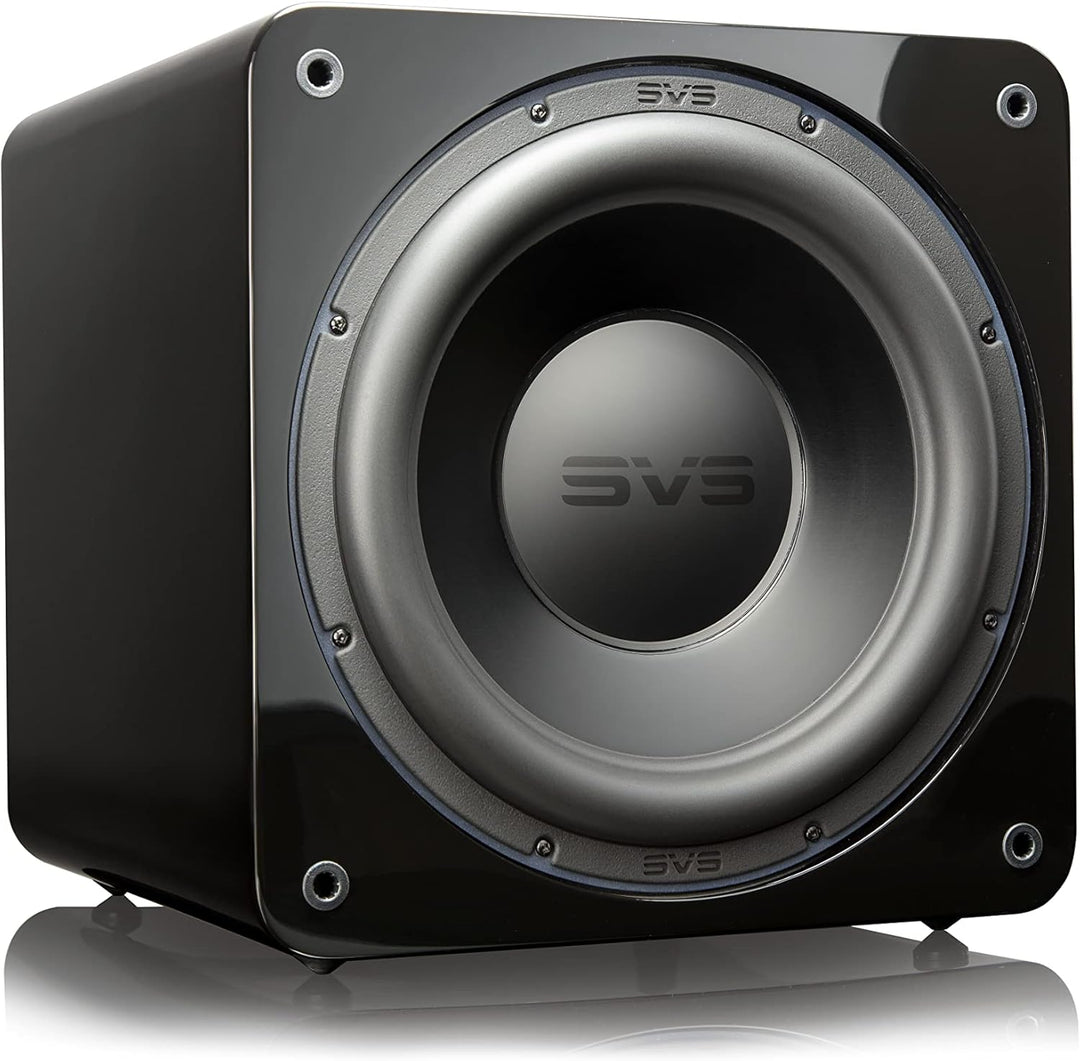 SVS SB-3000 versiegelter Subwoofer (Piano Gloss Black) Einzeln Schwarz, Einzeln Schwarz