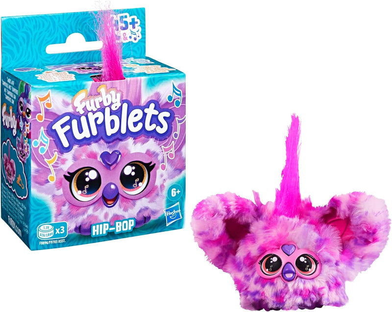 Furby Furblets Hip-Bop Mini-Freund, über 45 Geräusche, Hip-Hop-Musik & Sätze in Furbisch, elektronis