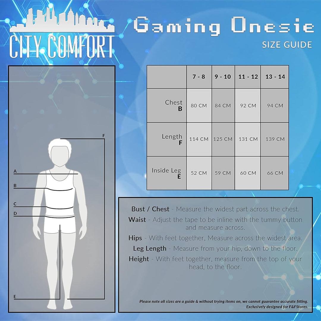 CityComfort Onesie Kinder Fleece Overall Jumpsuit Schlafanzug Jungen Mädchen Extra Weich Einteiler G