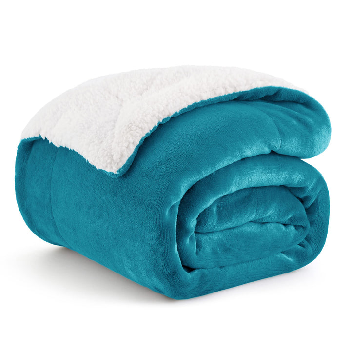 BEDSURE Kuscheldecke Flauschig Sofaüberwurf Türkis - Decke Sofa Klein als Couchdecke Überwurf und Wo