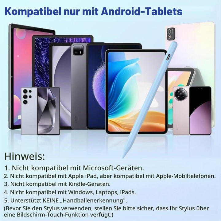 KARFUN Tablet Stift für Android,Stylus Pen Kompatibel mit iPhone/Samsung/Huawei/Lenovo/XiaoMi Tablet
