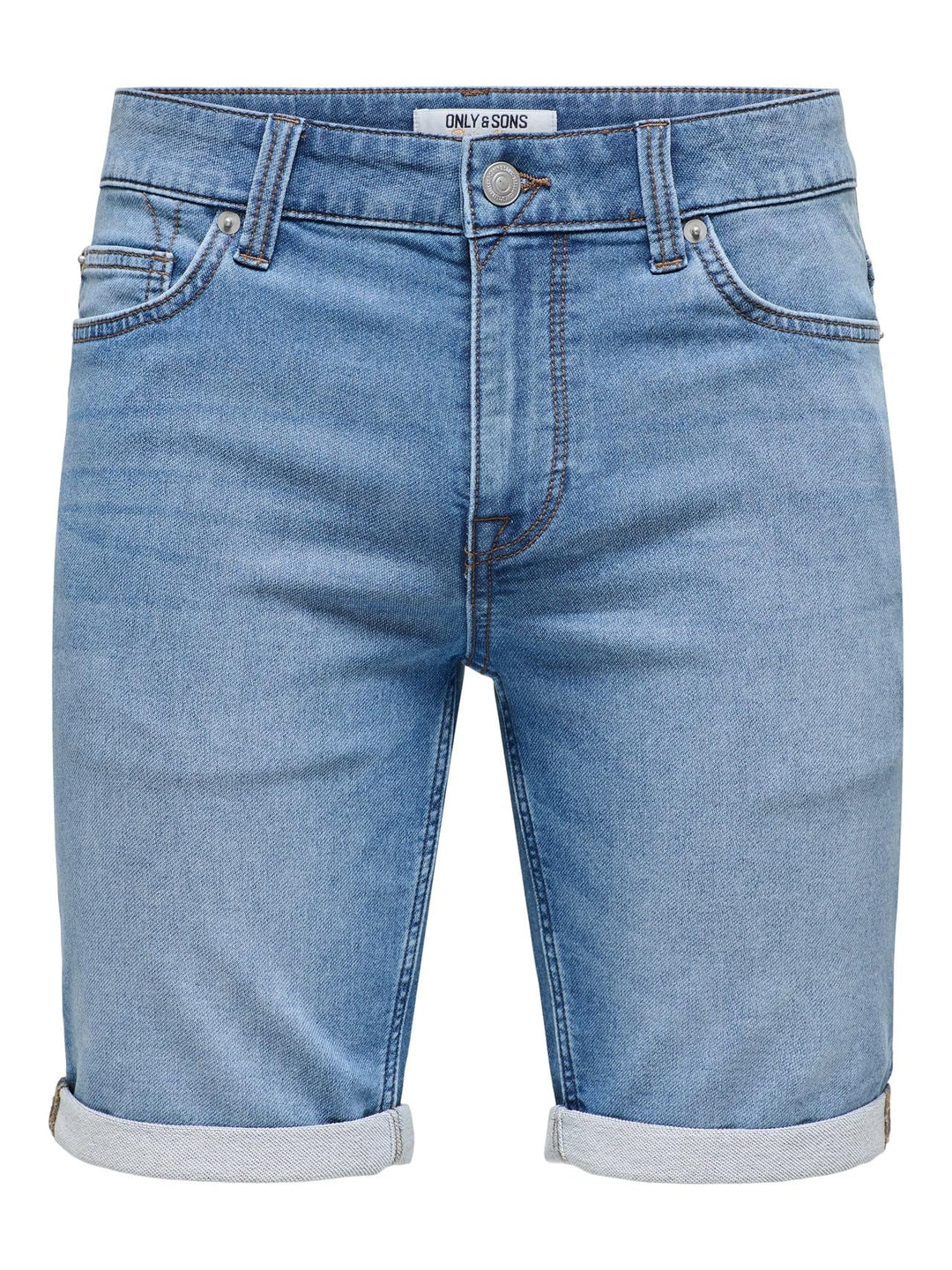 Herren O&amp;S Denim Capri Jeans Shorts 3/4 Bermuda Pants Sommer Hose Kurze Freizeit Trousers ONSPLY XS