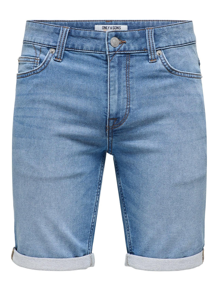 Herren O&amp;S Denim Capri Jeans Shorts 3/4 Bermuda Pants Sommer Hose Kurze Freizeit Trousers ONSPLY XS
