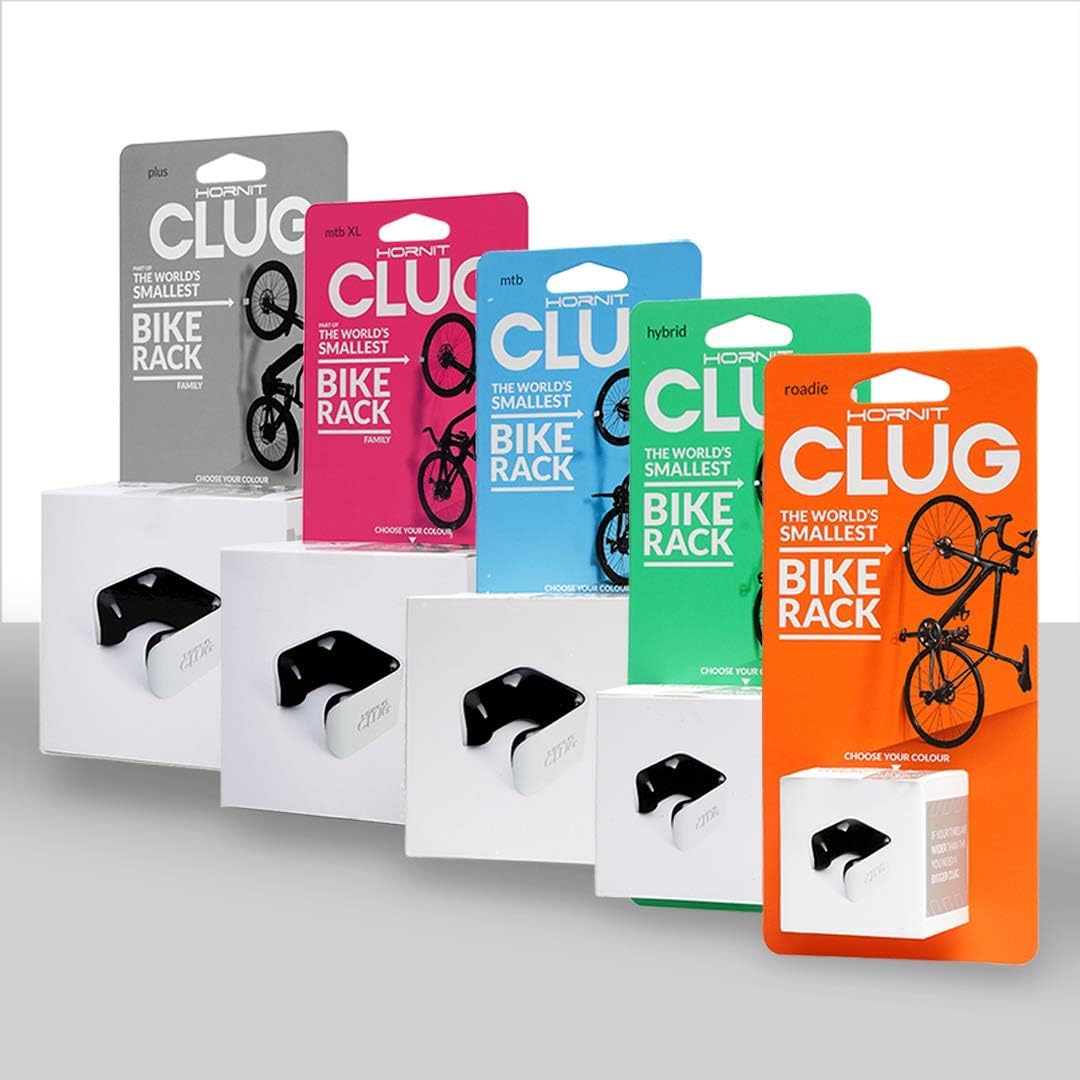 CLUG L MTB (44–57 mm / 1,75–2,25 Zoll) – weiss/orange