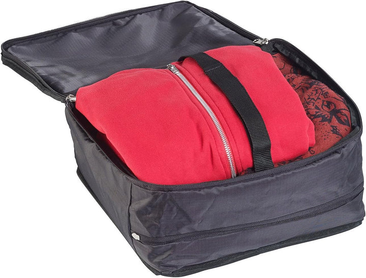 Xcase Koffer Regalsysteme: 2er-Set XL-Koffer-Organizer, Packwürfel zum Aufhängen, 30 x 64 x 30 cm (O