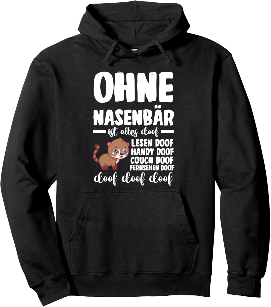 Nasenbär Pullover Hoodie