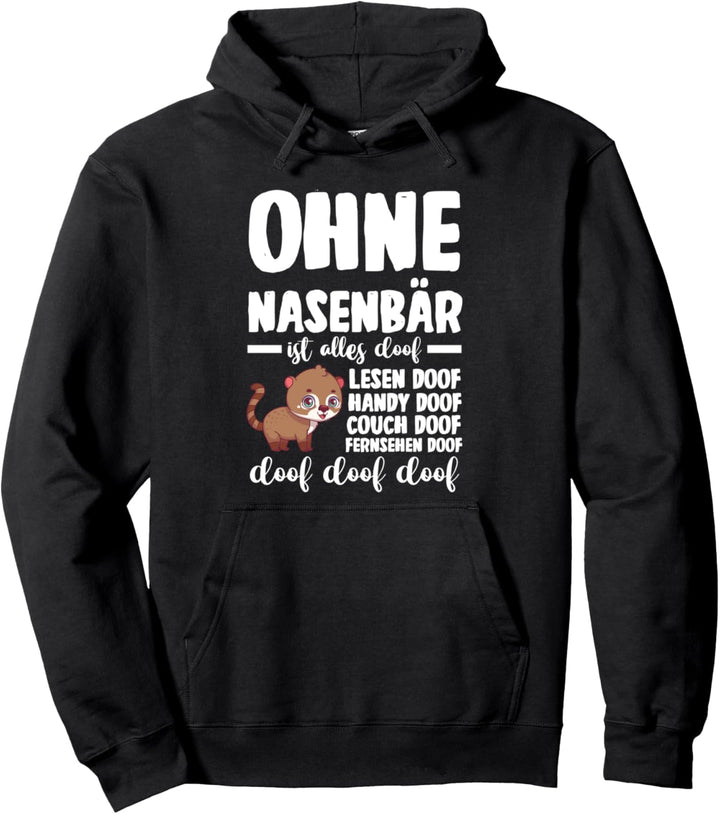 Nasenbär Pullover Hoodie