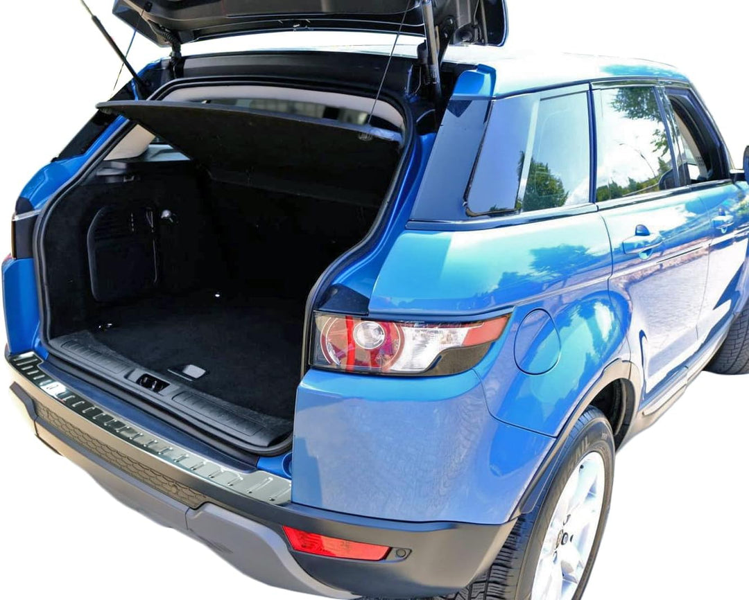 RECAMBO Ladekantenschutz Edelstahl Hochglanz poliert, Chrom Look - kompatibel für Range Rover Evoque