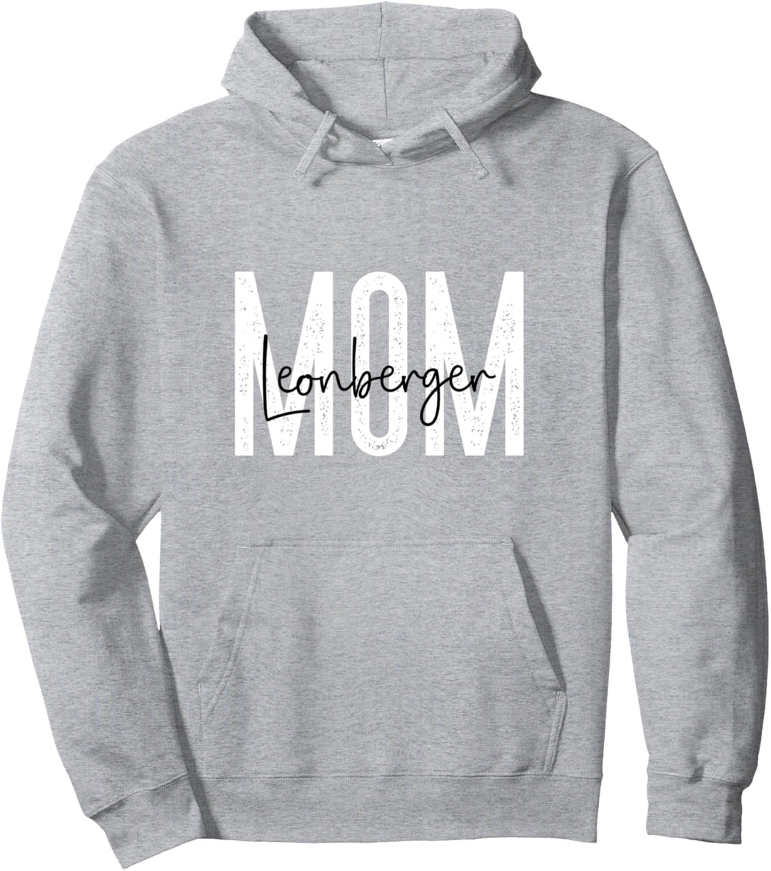 Leonberger mom Hund Hunde Hundemama Bekleidung Pfoten Pullover Hoodie