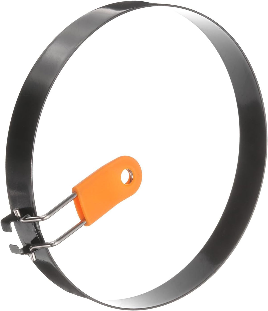 QUARKZMAN 2 Stück Runder Spiegeleiformen 15cm Form Pancakemit Silikon-Klappgrifffür Spiegeleier Sand