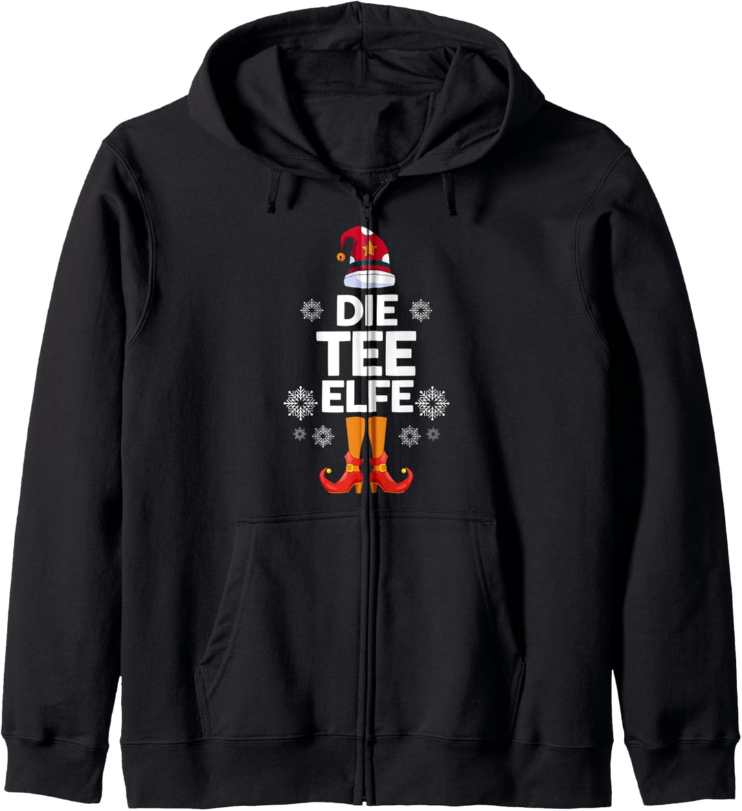 Tee Elfe Elfen Familien Weihnachts Outfit Weihnachtself Kapuzenjacke