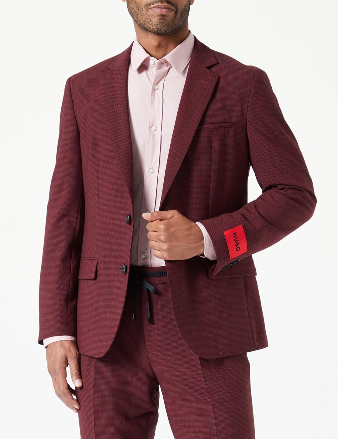 HUGO Herren Business Suit Pants Set 56 Open Pink693, 56 Open Pink693