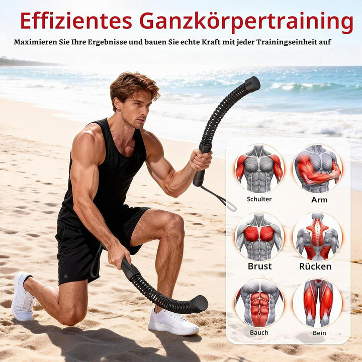 RELIFE REBUILD YOUR LIFE Trainingsseile 2-in-1 Battle Rope ohne Seil fur Heimfitnessstudio leises Se