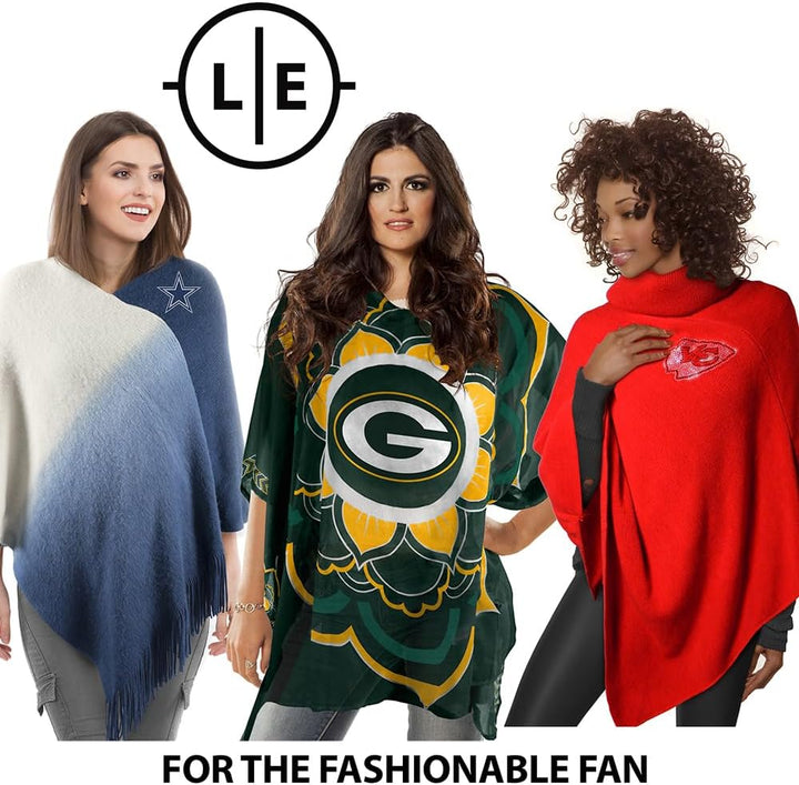 Littlearth NFL Damen Kaftan mit Blumenmotiv – Strandüberzug, Einheitsgrösse, passend für die meisten