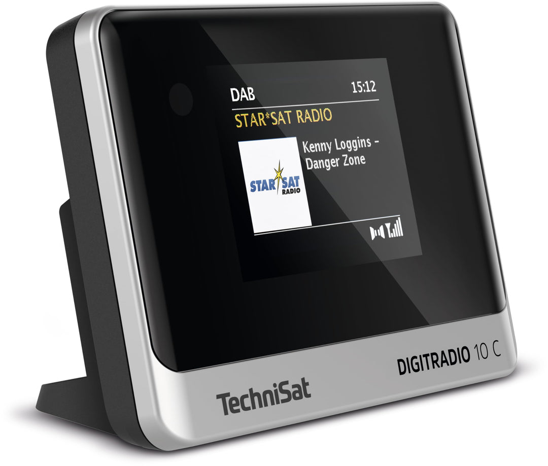 TechniSat DIGITRADIO 10 C - DAB+ Digitalradio Adapter (Farb-Display, Bluetooth, Fernbedienung, Wecke