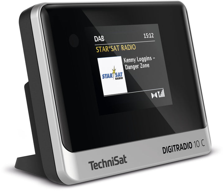 TechniSat DIGITRADIO 10 C - DAB+ Digitalradio Adapter (Farb-Display, Bluetooth, Fernbedienung, Wecke