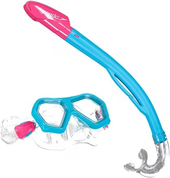 Speedo Jungen Leisure Junior Dual Lenses Combo Modern Einheitsgrösse aqua splash/ultra rosa, Einheit