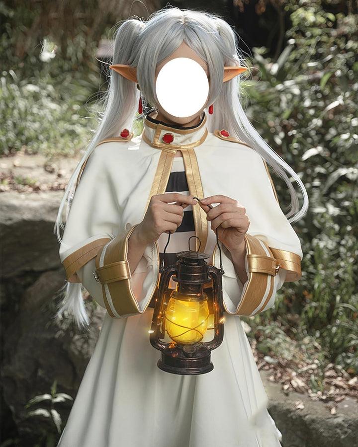 CR ROLECOS Anime Set Frieren auf der Beerdigung Himmel Cosplay Kostüm Outfit Frieren, Himmel,Heiter,