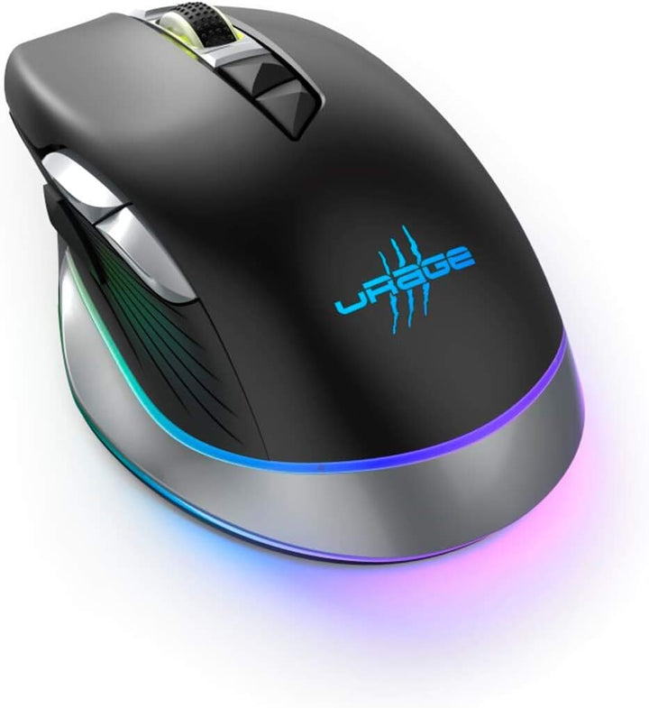 uRage Gaming-Maus “Reaper 700 Unleashed”, schwarz, Anti-Rutsch-Beschichtung, Omron Click Switches, 1