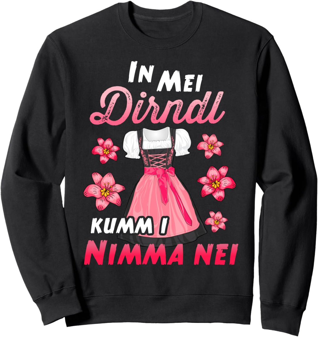 Trachtenshirt Dirndl T-Shirt Passend für Oktoberfest Damen Sweatshirt