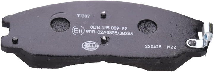 HELLA PAGID 8DB 355 009-991 Bremsbelagsatz - T1307 - Dicke/Stärke: 17mm - Bremssystem: Mando - mit a